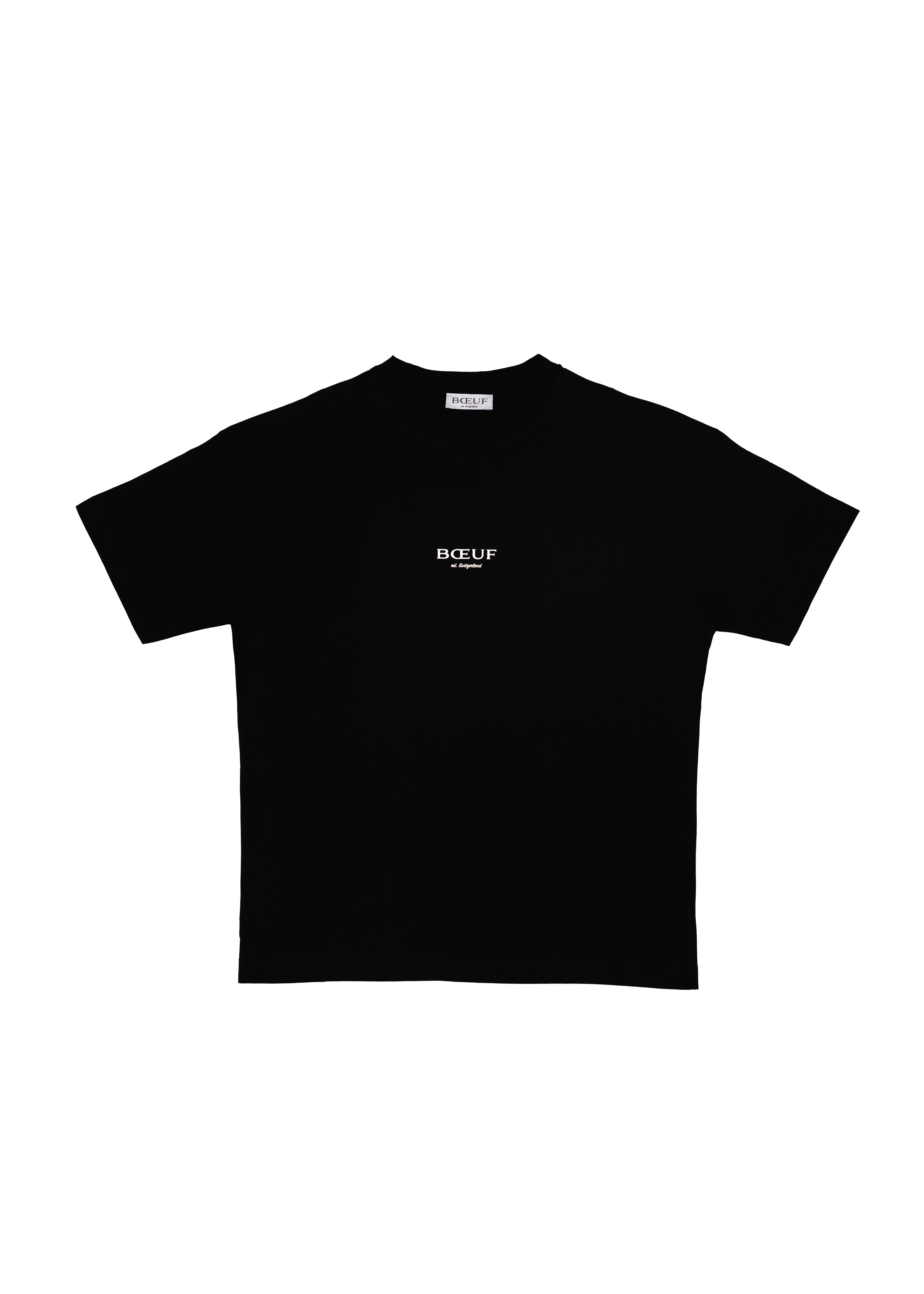 Brazzer Shirt Oversize Herren Boeuf Official schwarz mit großem Schriftzug